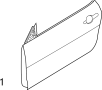 Image of Door Outer Panel image for your 2024 Ford Transit-350  PTV Standard Cargo Van 