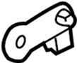 Image of Rod. A bracket for a door. image for your Ford