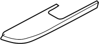 View Interior Quarter Panel Trim Panel (Front, Rear, Upper) Full-Sized Product Image 1 of 2