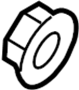 Image of Nut. Latch. A solid metal or plastic. image for your 2022 Ford F-150 5.0L V8 FLEX A/T RWD XL Extended Cab Pickup Fleetside 