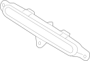 Image of Center High Mount Stop Light (Rear) image for your 2009 Ford F-150 5.4L Triton V8 FLEX A/T 4WD XL Standard Cab Pickup Fleetside 