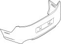 Image of Bumper Cover (Upper, Lower) image for your 2024 Ford F-250 Super Duty 6.7L Power-Stroke V8 DIESEL A/T 4WD XL Extended Cab Pickup Fleetside 