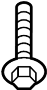 View Screw. Shield. (Rear, Upper, Lower) Full-Sized Product Image