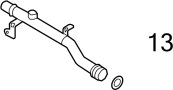 Image of Ring. Tube. Seal. Hose. A round Ring used to. image for your 2016 Ford Police Interceptor Utility   