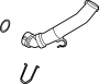 Image of Radiator Coolant Hose (Upper, Lower) image for your 2013 Ford F-150  XL Extended Cab Pickup Fleetside 
