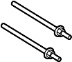 View Compressor. Stud. Mount. Bolt.  Full-Sized Product Image