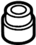 View A/C Service Valve Cap (Front, Rear, Upper) Full-Sized Product Image