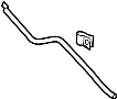 Image of Hood Seal (Rear) image for your 1988 Ford Aerostar 3.0L Vulcan V6 A/T XLT Mini Passenger Van 