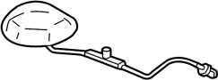 Image of Antenna. GPS. Antenna used for the GPS. image for your 2019 Ford F-150 2.7L EcoBoost V6 A/T 4WD Lariat Crew Cab Pickup Fleetside 