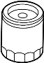 View Engine Oil Filter (Front) Full-Sized Product Image