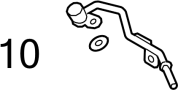 View Gasket. Tube. Water. Inlet. Oil. (Upper, Lower) Full-Sized Product Image