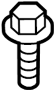 Image of Stud. Air. Cover. Filter. Housing. (Upper). A bolt which secures the. image