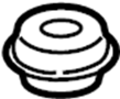 Image of Insulator. Housing. Air. Grommet. (Upper, Lower). A rubber ring with a. image for your 2017 Ford F-150 3.5L EcoBoost V6 A/T 4WD SSV Extended Cab Pickup Fleetside 