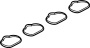 View Gasket. Intake. Manifold.  Full-Sized Product Image
