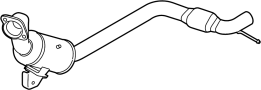 Image of Catalytic cnvrtr. CONVERTER ASSEMBLY. Part has related. image for your 2019 Ford Transit-150  XLT Standard Passenger Van 