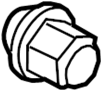 Image of Wheel Lug Nut image for your 2019 Ford F-150 3.0L Power-Stroke V6 DIESEL A/T 4WD King Ranch Crew Cab Pickup Fleetside 