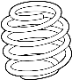 Image of Coil Spring (Front) image for your 2015 Ford Escape 2.5L Duratec A/T AWD SE Sport Utility 
