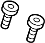 View Screw. Steering. Column. Cover. Housing. (Lower) Full-Sized Product Image