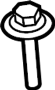 View Bolt. Engine. Down. Cover. Cable.  Full-Sized Product Image