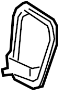 View Folding Seat Latch Release Handle Bezel Full-Sized Product Image