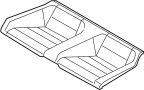 Image of Seat Cover (Rear) image for your 1996 Ford