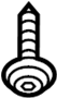Image of Screw. Console. (Front). A Screw that is used to. image for your 2007 Ford F-150 4.2L Triton V6 A/T 4WD STX Extended Cab Pickup Fleetside 