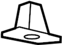 Image of Nut. Retainer. (Front, Rear). A solid metal or plastic. image for your 2018 Ford F-250 Super Duty 6.2L V8 FLEX A/T RWD XLT Crew Cab Pickup Fleetside 