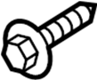 Image of Screw. Cover. (Upper, Lower). Bumper Cover Screw. image