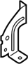 View Kick Panel Trim Bracket (Front) Full-Sized Product Image 1 of 2