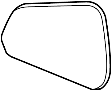 Image of Door Mirror Glass (Rear) image for your 2024 Ford Transit-350 3.5L EcoBoost V6 A/T RWD Base Cab & Chassis 
