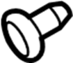 Image of Latch. Bolt. SCrew. (Lower). A threaded rod with a. image for your 2019 Ford Transit-250  PTV Extended Cargo Van 
