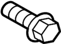 Image of Bolt. Screw. Shield. (Rear, Lower). A Bolt used to secure. image for your 2016 Ford F-150 5.0L V8 FLEX A/T 4WD XLT Extended Cab Pickup Fleetside 