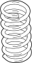 Image of Coil Spring (Rear) image for your 2015 Ford Mustang   