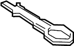 Image of Tow Hook image for your 2019 Ford Police Interceptor Utility  Base Sport Utility 