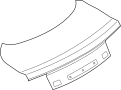Image of Deck Lid image for your 2016 Ford Focus  S Sedan 