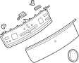 Image of Deck Lid Finish Panel image for your 2016 Ford C-Max   