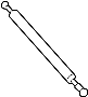 Image of Trunk Lid Lift Support image for your 2021 Ford Transit Connect 2.5L Duratec A/T XLT Mini Cargo Van 