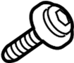 View Screw. Bracket. Support. Retainer. (Rear) Full-Sized Product Image