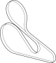 Image of Serpentine Belt image for your 2024 Ford F-250 Super Duty 6.7L Power-Stroke V8 DIESEL A/T 4WD XL Extended Cab Pickup Fleetside 
