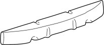 Image of Bumper Impact Absorber image for your 2014 Ford F-150 3.7L V6 FLEX A/T RWD STX Extended Cab Pickup Fleetside 