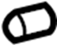 View A/C Service Valve Cap (Front, Rear, Upper) Full-Sized Product Image