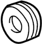 Image of A/C Compressor Clutch Pulley image for your 1997 Ford F-350 7.3L Power-Stroke V8 DIESEL A/T 4WD XLT Standard Cab Pickup 