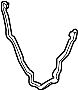 View Engine Timing Cover Gasket (Front, Upper) Full-Sized Product Image
