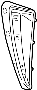 Image of Quarter Panel Air Vent Grille image for your Ford F-350  XLT Standard Cab Pickup