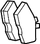 View Disc Brake Pad Set (Rear) Full-Sized Product Image