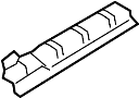 Image of Floor Side Rail Reinforcement (Rear) image for your 2023 Ford F-350 Super Duty   