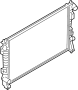 Image of Radiator image for your 2001 Ford F-250 Super Duty 7.3L Power-Stroke V8 DIESEL A/T RWD XL Extended Cab Pickup 