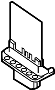 Image of HVAC Blower Motor Resistor image for your 1996 Ford F-350  Special Crew Cab Pickup 