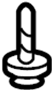 Image of Hood Hinge Bolt (Upper) image for your 2015 Ford Flex   