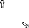 Image of Mount. Bolt. Transmission. Bracket. (Front, Rear, Upper). Automatic Transmission. image for your 1997 Ford E-150 Econoline   